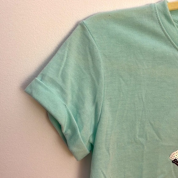 DISNEY | Women’s Mickey Mouse Ice Cream Bar Sequin Top Walt Disney World XS - Picture 9 of 9